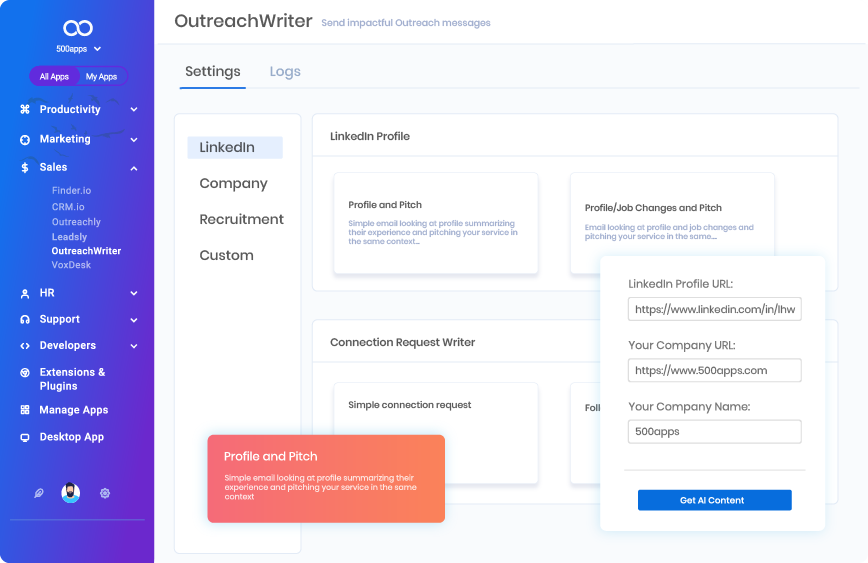 cold email leave note