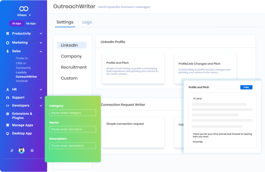 linkedin chrome extension leave note