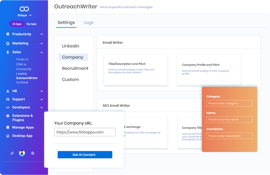 personalized emails leave note