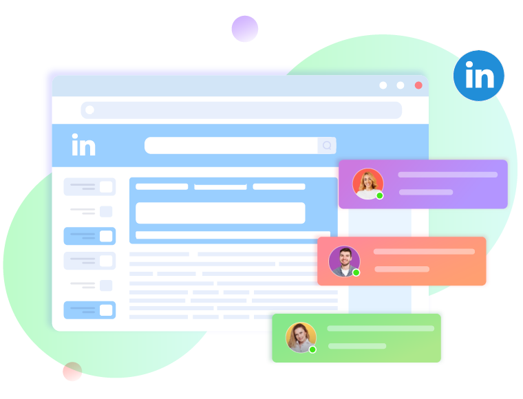 real-time scraping linkedin search outcomes