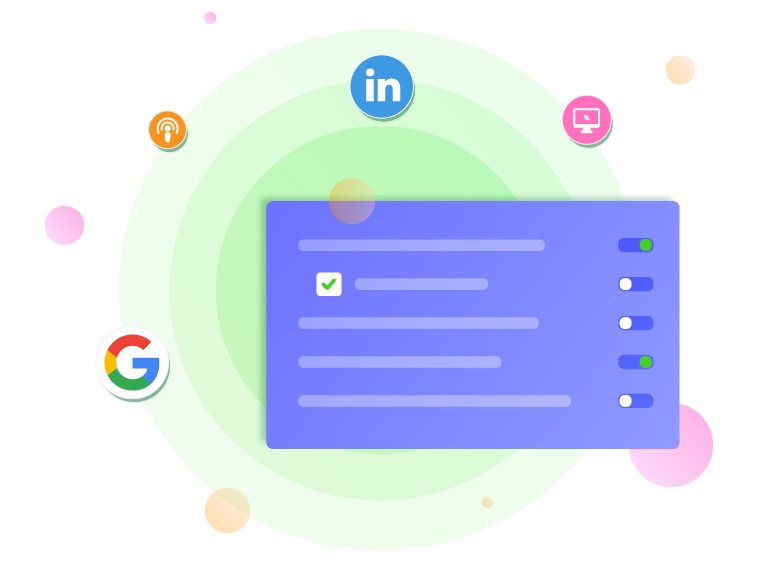 user activity based personalisation